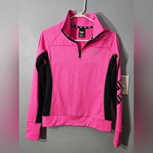Pink Victoria's Secret Women's Small 1/4 Zip Pullover
